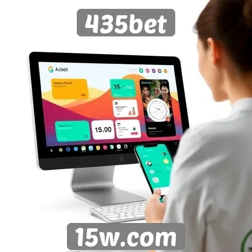 Usabilidade e design da plataforma 435bet