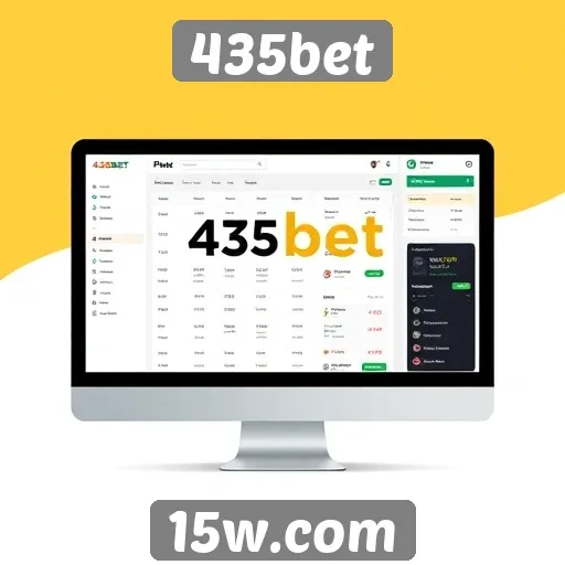 Experiência do usuário e interface do site 435bet